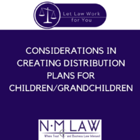 Distribution Plans For Children/Grandchildren